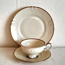 Volkstedt Porzellan Sammeltasse Elfenbein 3 - Teilig Set / Beyer / Bock /