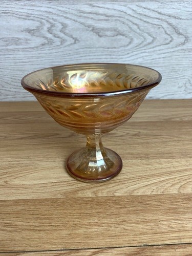 Vintage braunglas kompott - braunglas,