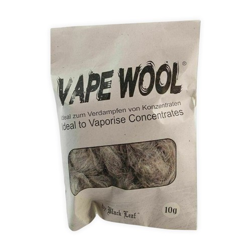 Black leaf vape wool - black, 10g