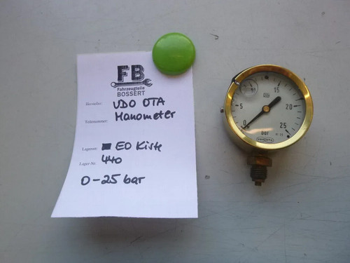 Vdo manometer druckmesser - manometer, 25