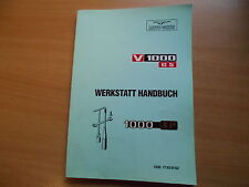 Werkstatthandbuch Reparaturanleitung Moto Guzzi V 1000 G5 / 1000 SP