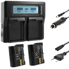 2x Akku + Lader für Nikon