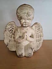 Betender Engel ! Grab-Engel ! 17 x 17 x 10 cm ! Keramik !