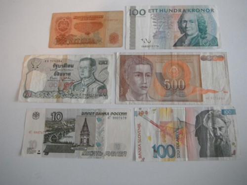 Alte geldscheine banknoten - alte,