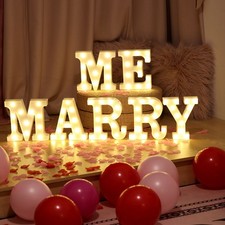 LED Marry Me Heiratsantrag