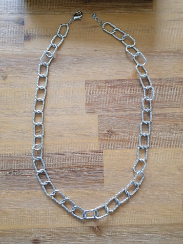 Collier silber rhodiniert - collier,