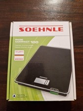 SOEHNLE Page Compact 100 Küchenwaage - Schwarz (61500), schwarz, 5 kg, OVP