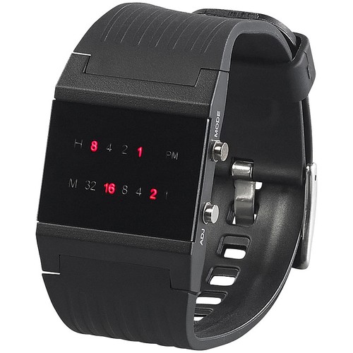 Leonhard binär armbanduhr - leonhard, binär-armbanduhr