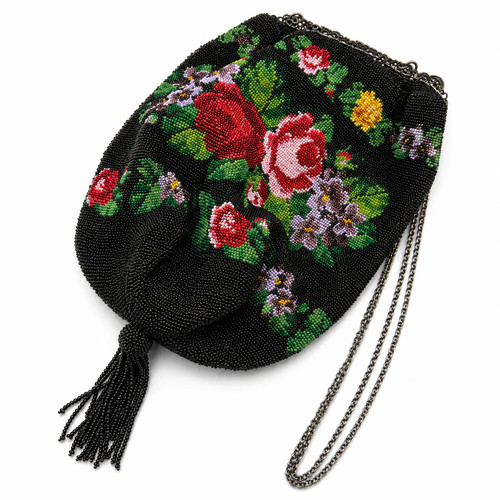 Antike perlenhandtasche - antike,