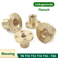 Messing Trapezgewindemutter