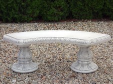 Sitzbank Gartenbank halbrund