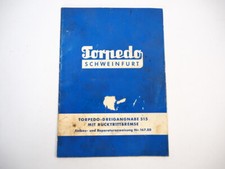 Fichtel Sachs 515 Torpedo Dreigang Nabe mit Bremse Werkstatthandbuch Fahrrad