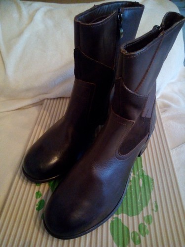 Stiefeletten rotbraun - stiefeletten,