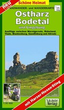 Radwander- und Wanderkarte Ostharz, Bodetal und Umgebung | Verlag Barthel | 2 S.