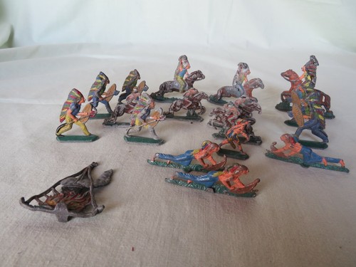 Zinnfiguren indianer x - zinnfiguren, 17