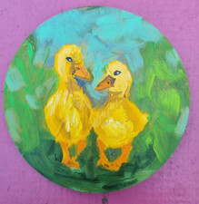 Gänseblümchen Ölgemälde