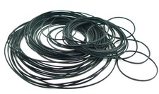 60 x ANTRIEBSRIEMEN KEILRIEMEN KASSETTEN REKORDER WALKMAN GUMMI 0,7mm Ø20-80mm