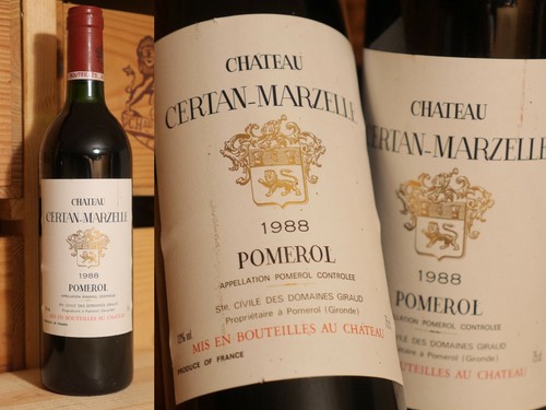 1988er chateau certan marzelle - 1988er,