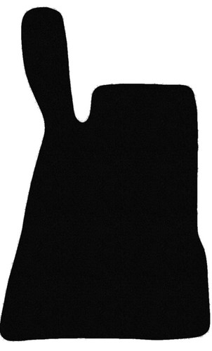 Schwarz fußmatte fahrer - schwarz, fußmatte,
