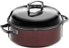 WMF Fusiontec Mineral Schmortopf FT Rosé Quarz 28 cm + Glasdeckel B Ware