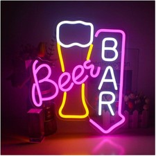 Bier neon schild - bier,
