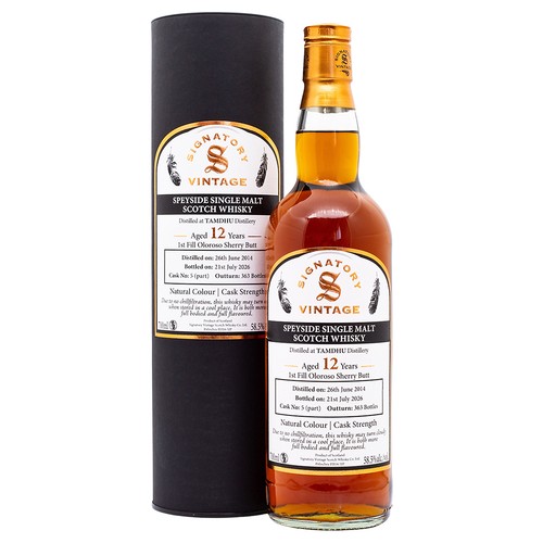 Tamdhu years 2014 2026 cask - 12, 2014/2026