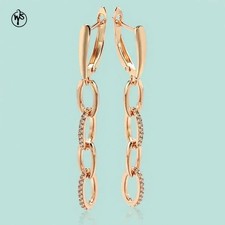 Lange Ohrringe Vergoldet