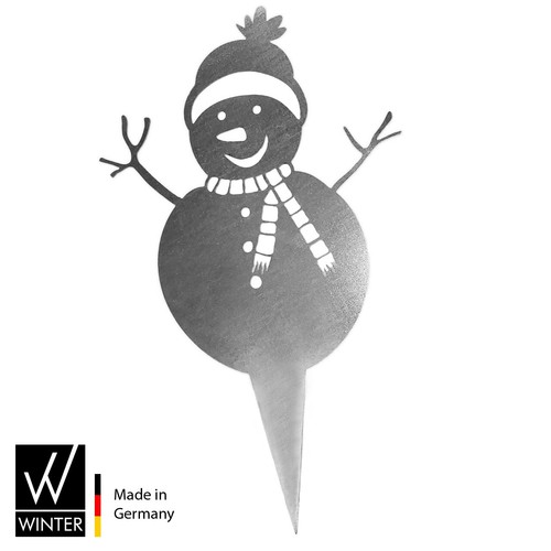 Schneemann zum stecken - schneemann,
