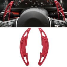 2Pcs Lenkradschaltung Paddle Shifter Verlängerung Rot für BMW M2 M3 M4 X5 M5 M6