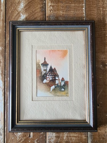 Original aquarell landschaft - original,