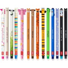 LEGAMI 14er Set löschbare radierbare Gel Schreiber Stifte TIGER SCHMETTERLING...