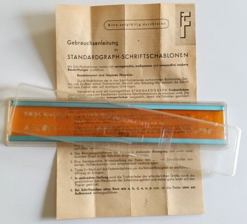 Schriftschablone standardgraph - schriftschablone,