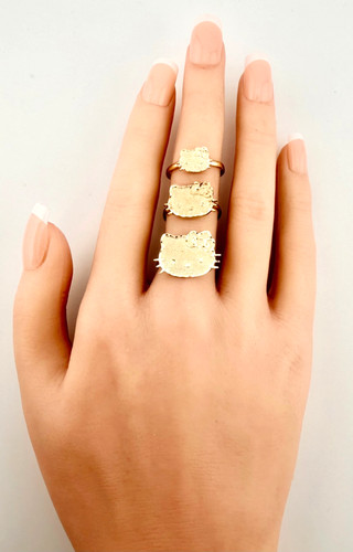 Gelbgold hello kitty - 14,