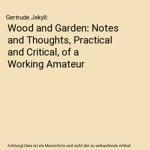 Wood and garden - wood, garden: