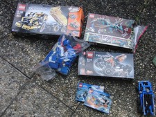 Konvolut , Reste, Sammlung Kartons Anleitungen Steine Lego