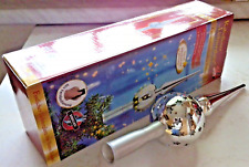 Beleuchtete Tannenbaumspitze Christbaumspitze mit Fernbedienung Silber