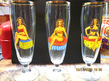 3 GLÄSER PINUP GIRLS WOHL 60