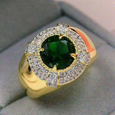 Karat grün rund diamant - grün,