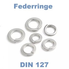 Federringe DIN 127 Edelstahl