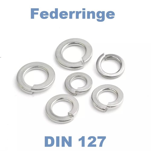 Federringe din 127 edelstahl - federringe,