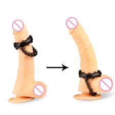 Herren Silikon Penisring Penisringe Hodenring Cockring Dehnbar Delay Für Männer