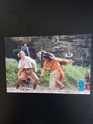 Winnetou autogrammkarte - winnetou, i