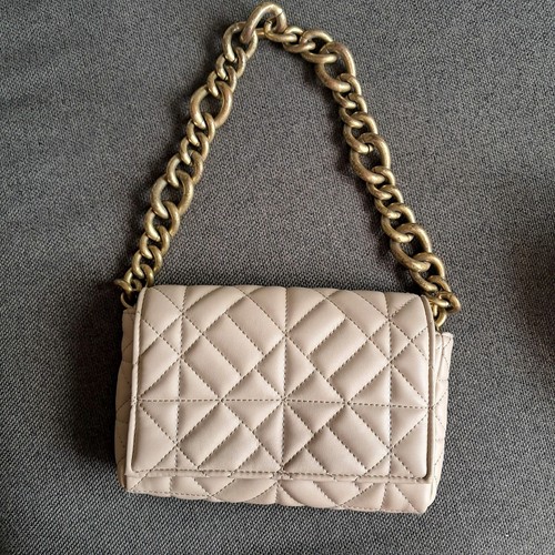 Handtasche beige von zara - handtasche,