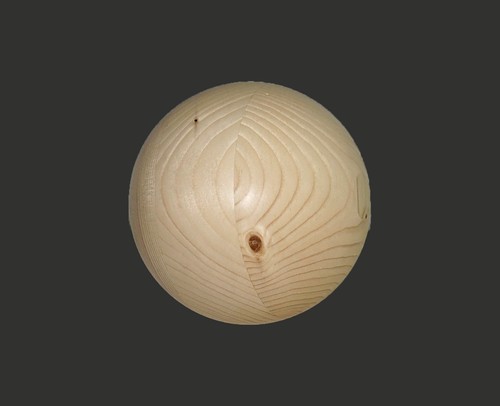 Kugel aus holz fichte - aus,