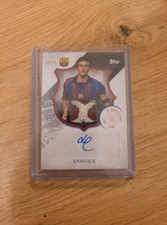 Luis Enrique 125th Barcelona Topps 09/10 Tornetz Auto Autograph FC Barcelona