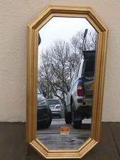 Schöner, großer Spiegel  -  goldfarbener Rahmen  -  Flabeg  -  81 x 40 cm