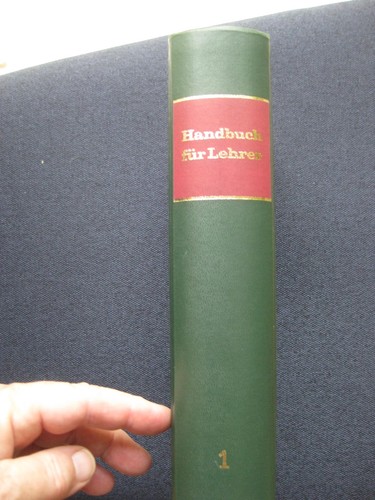 Handbuch für lehrer - handbuch, band