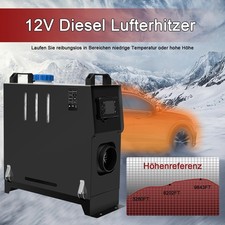 8kW 12V Diesel Standheizung Luftheizung - Auto/LKW/Camping Heizer mit Turbo