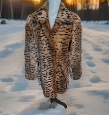 Toller Mantel,Leopardenmuster