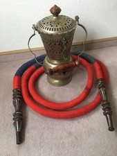 Handgefertigte Messing Shisha 33 cm  Wasserpfeife Deko alt aus Saudi Arabien